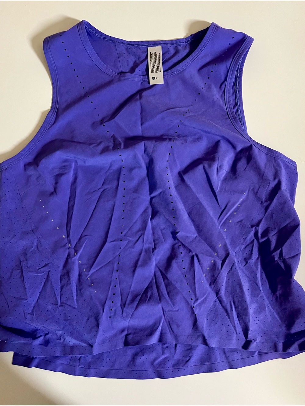 lululemon athletica Perforated Athletic Tank Top - Violet